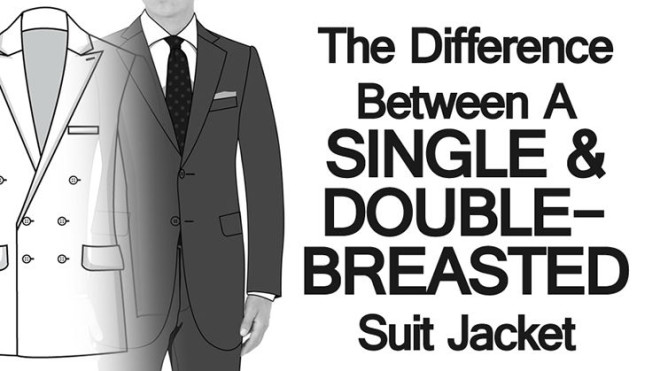 What's The Difference Between A Single & Double-Breasted Suit Jacket?