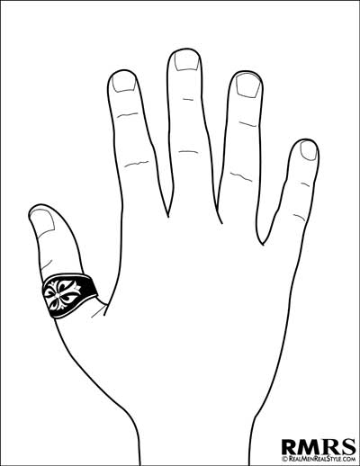 mens thumb finger