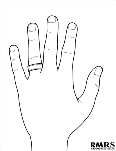 mens wedding ring finger
