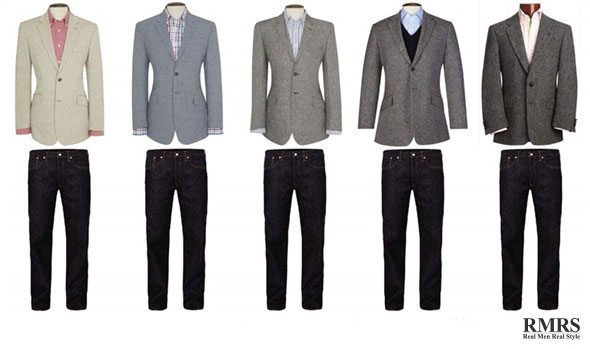 25 Jackets & 15 Trousers Yield 375 Combinations
