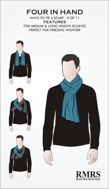 four-in-hand-scarf-knot