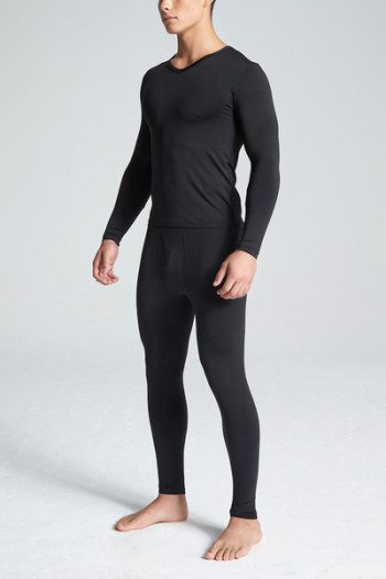 Thermal Underwear Suit Set Full Sleeve Top & Long Johns Heat Trap Fabric Mens 