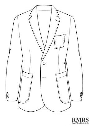 sport coat with patch pockets