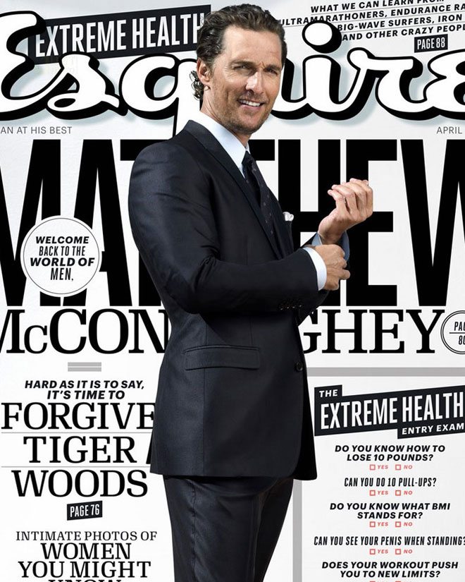 esquire cover mathew mcconghey