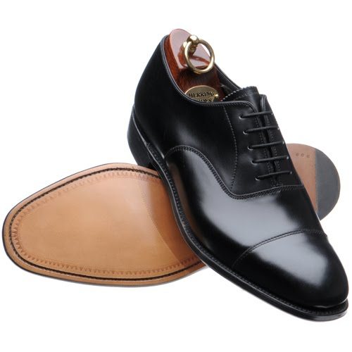 black shining formal shoes