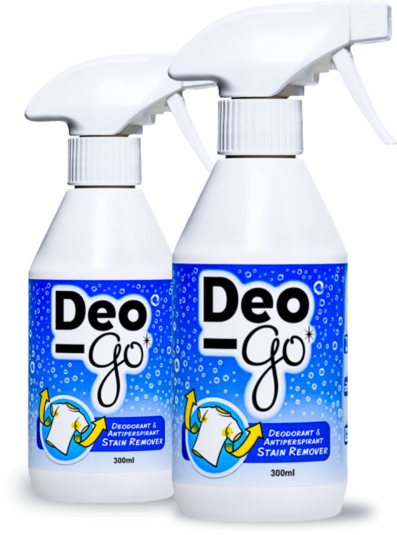 Deo-Go effectively removes deodorant and antiperspirant stains.