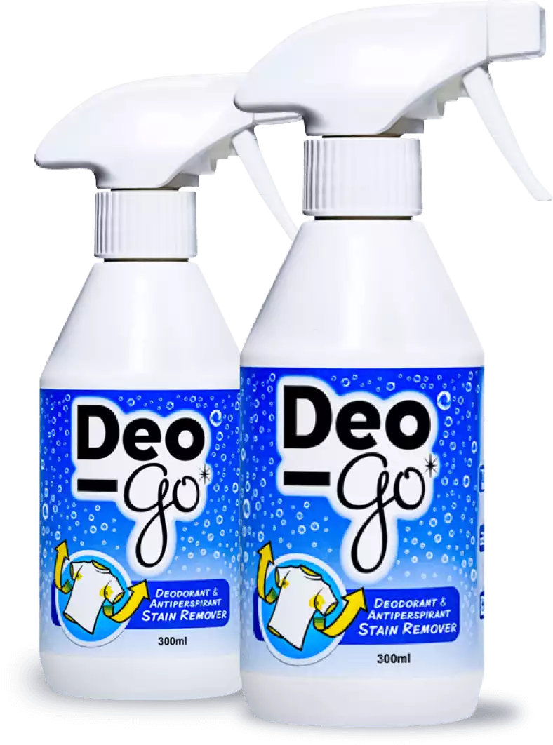 Deo-Go effectively removes deodorant and antiperspirant stains.