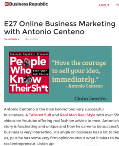 Online Business Marketing with Antonio Centeno