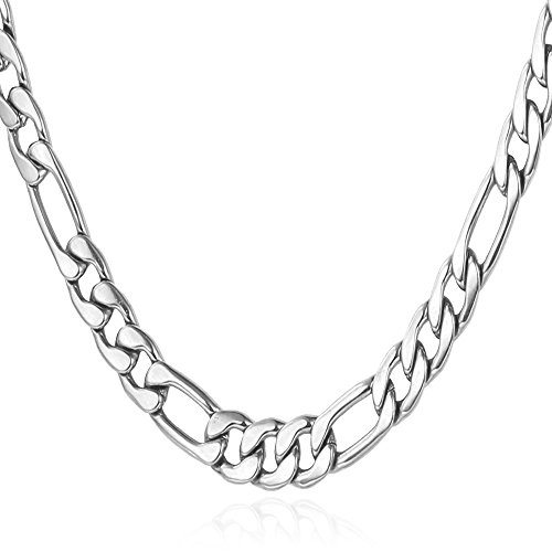 stainless steel men's chain necklace