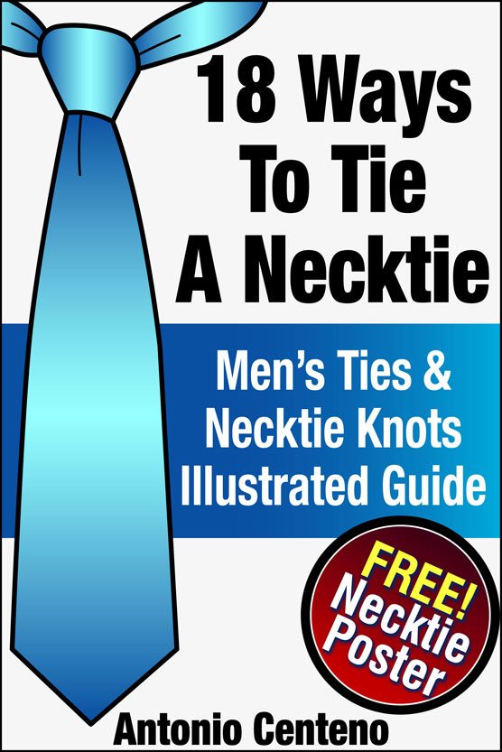 how to tie a tie with 18 visual charts