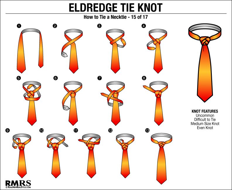 eldredge tie knot tying instructions