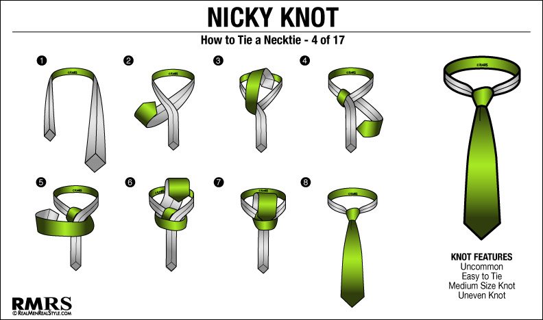 how to tie a Nicky knot