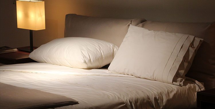 beautiful mattressm pillows and sheets