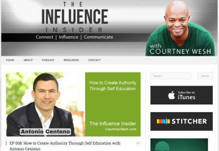 The Influence Insider screen grab