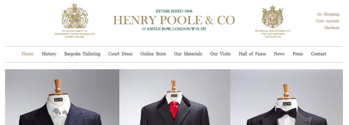 Henry Poole & Co. – London