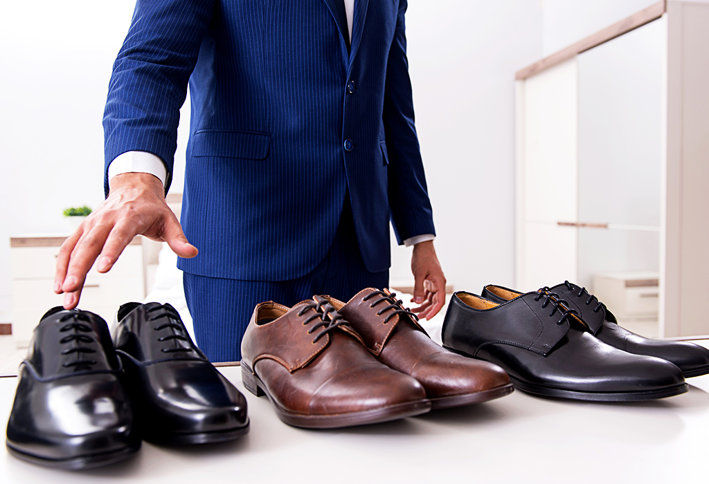 Buy Men Black Formal Shoes Online - 718936 | Allen Solly