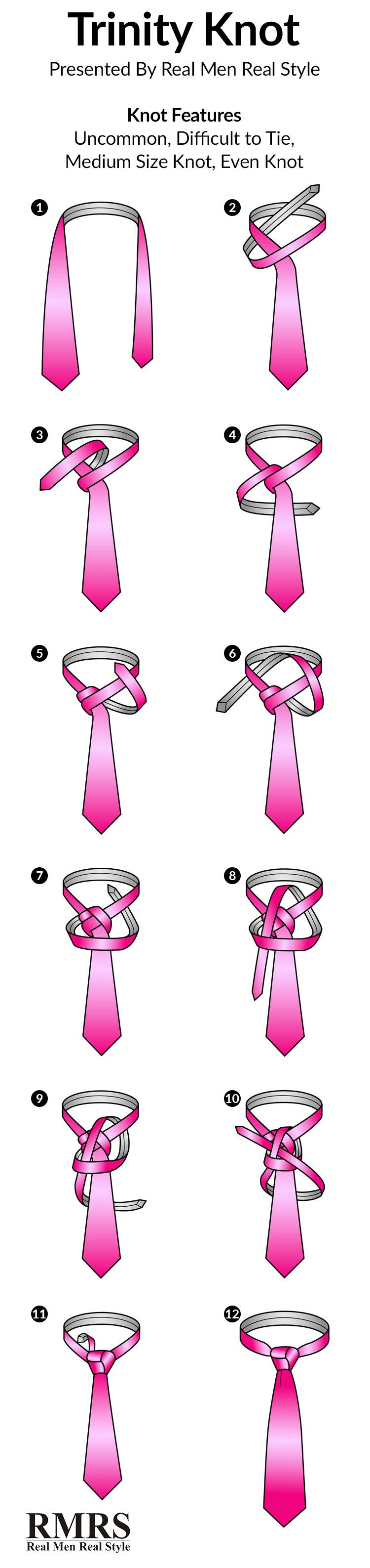 trinity tie knot tutorial