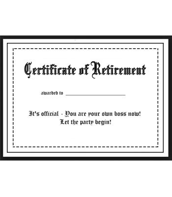 certificate-of-retirement