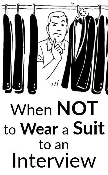 Suit or no suit for job interview