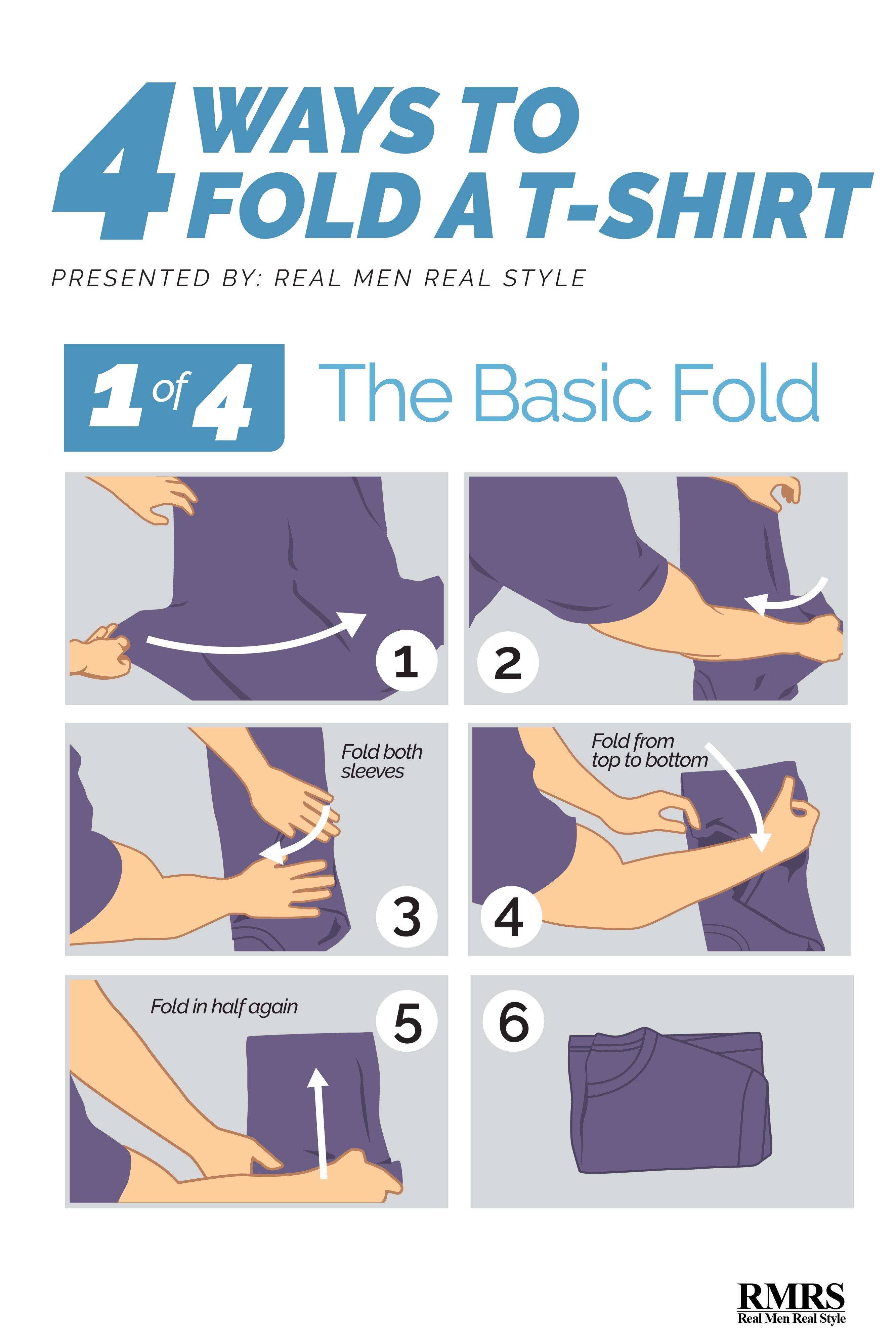 How To Fold a T-Shirt Fast - Best Quick Ways Of Folding T ...