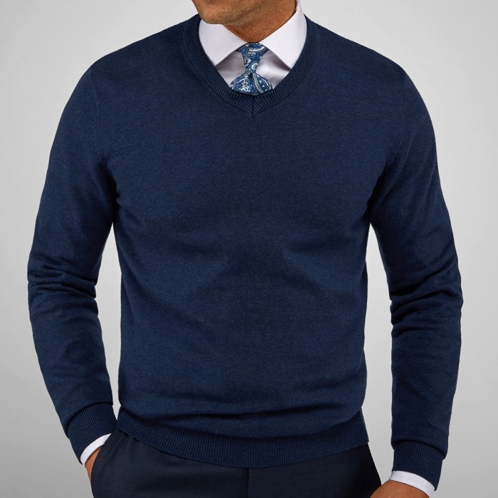 navy cashmere sweater