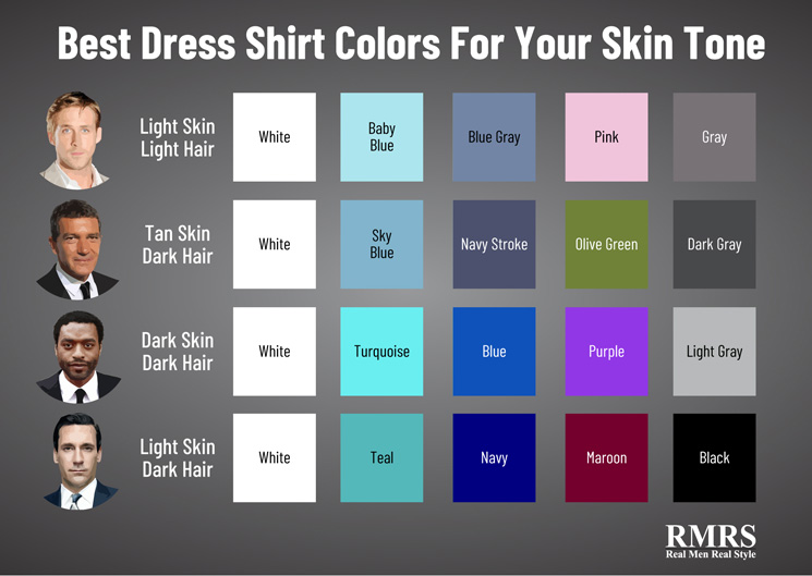 best shirt coor for skin tone