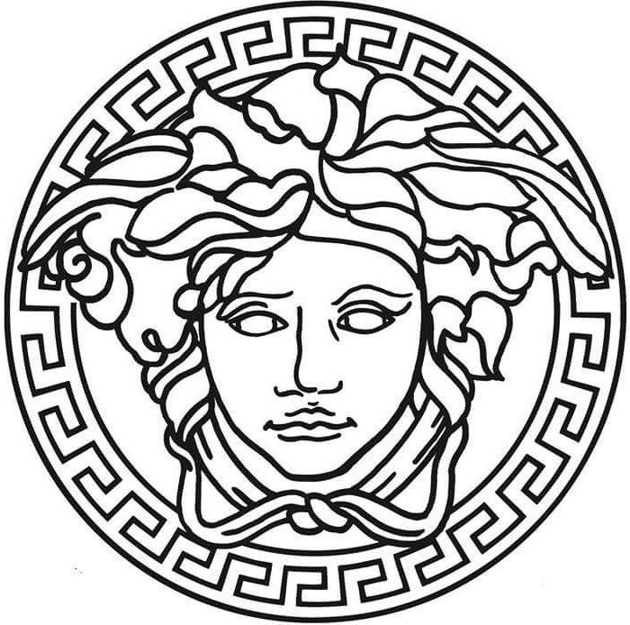 versace medusa - clothing logos with hidden meaning