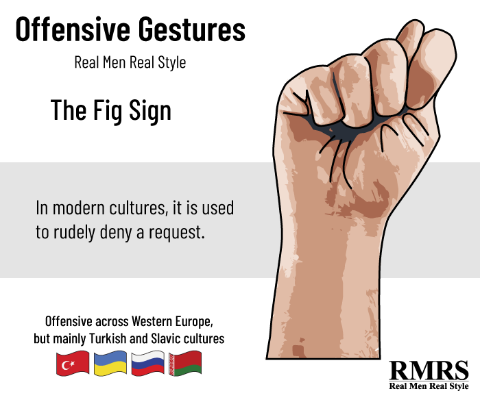 offensive gesture fig