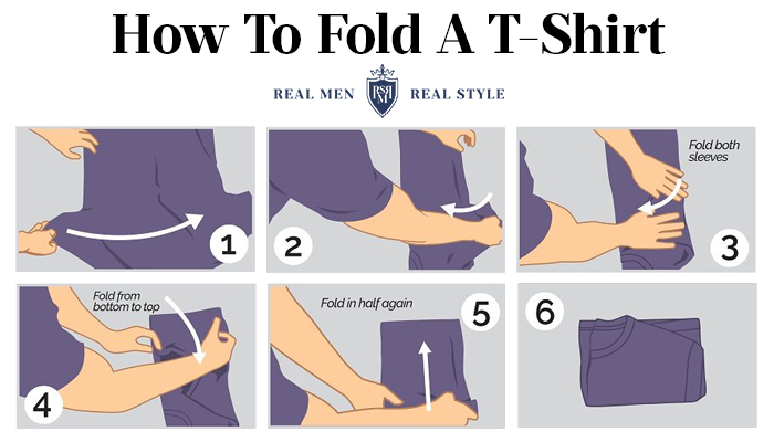 tshirt tip - how to fold tshirt