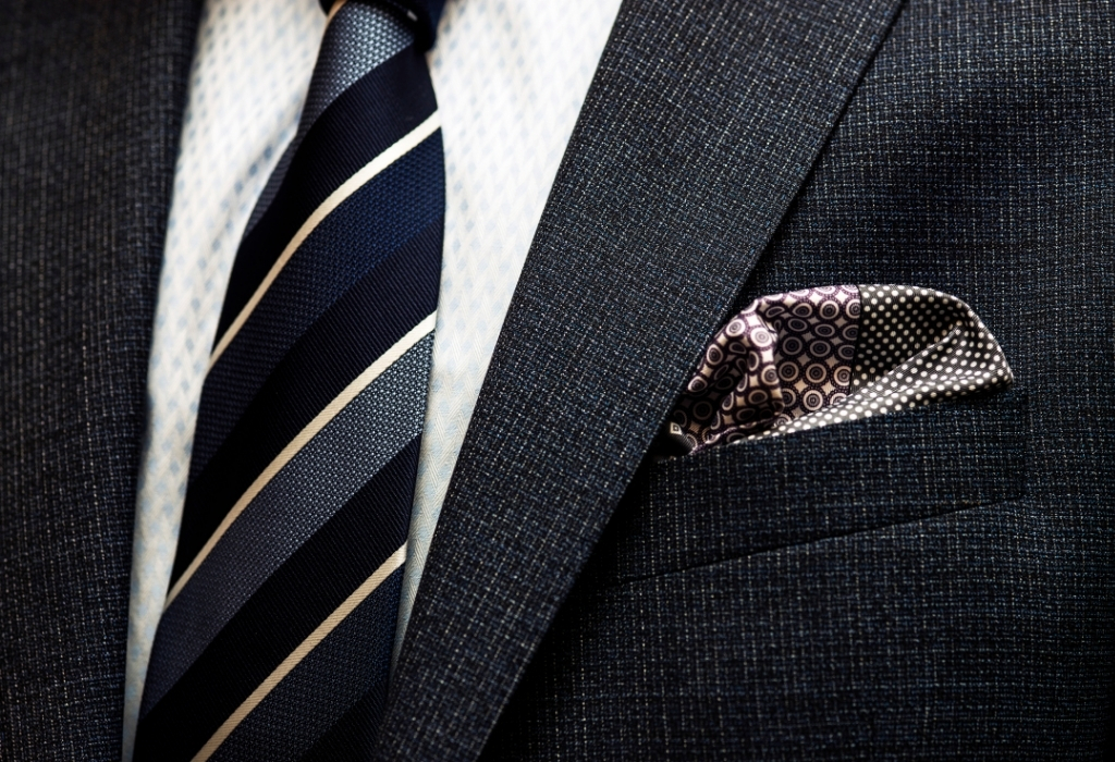 jacket tie and pocket square