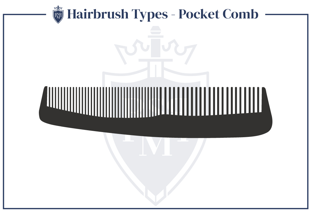Infographic-Hairbrush-Types-Pocket-Comb how to brush men's hair
