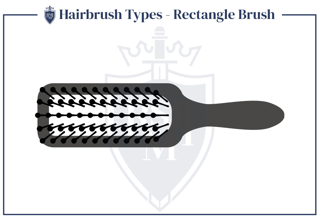 Infographic-Hairbrush-Types-Rectangle-Brush how to brush men's hair