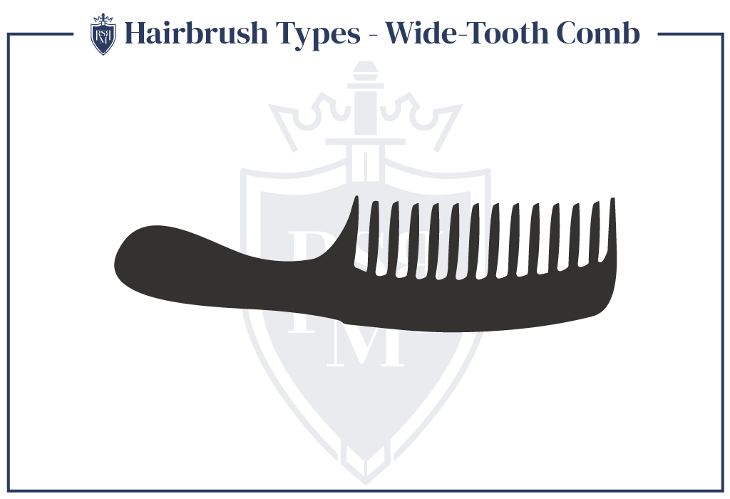 Infographic-Hairbrush-Types-Wide-Tooth-Comb how to brush men's hair