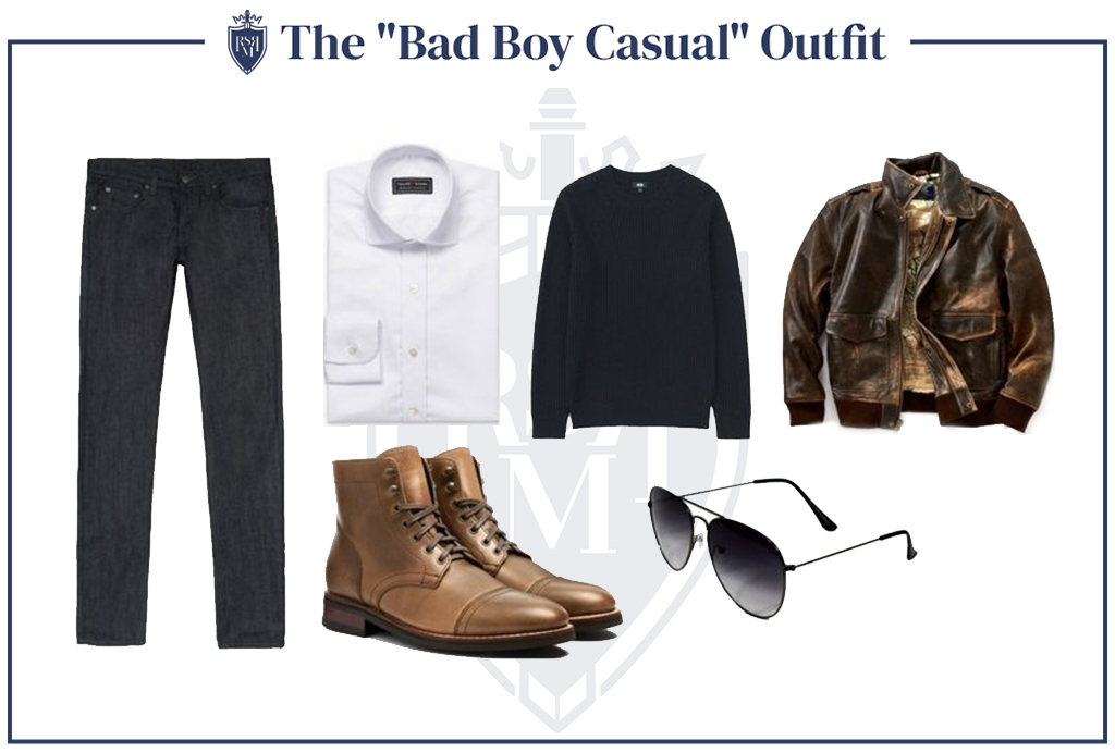 The Bad Boy Casual option in our men's fall outfits