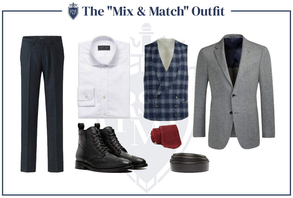 The Mix & Match look as the last of our recommended men's fall outfits