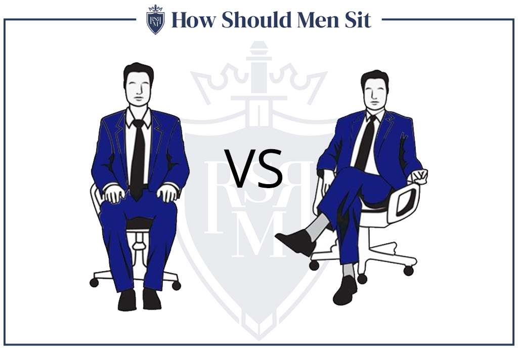 Infographic - How Should Men Sit