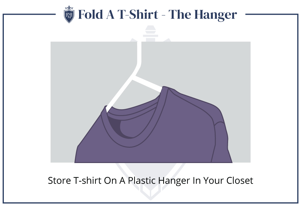Infographic - fold-a-t-shirt-The-Hanger