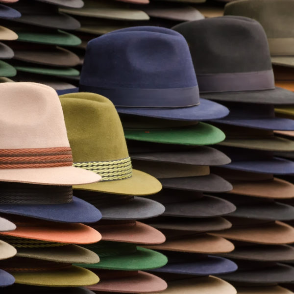 selection of mens hats
