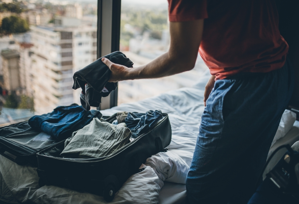 using travel packing list