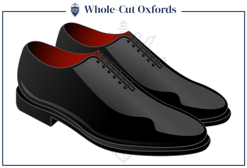 Мужская обувь Whole-Cut Oxfords