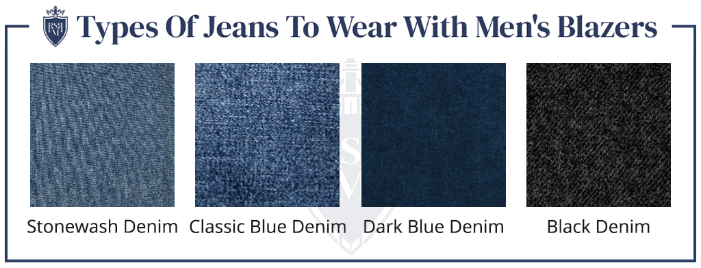 denim types to wear with blazers