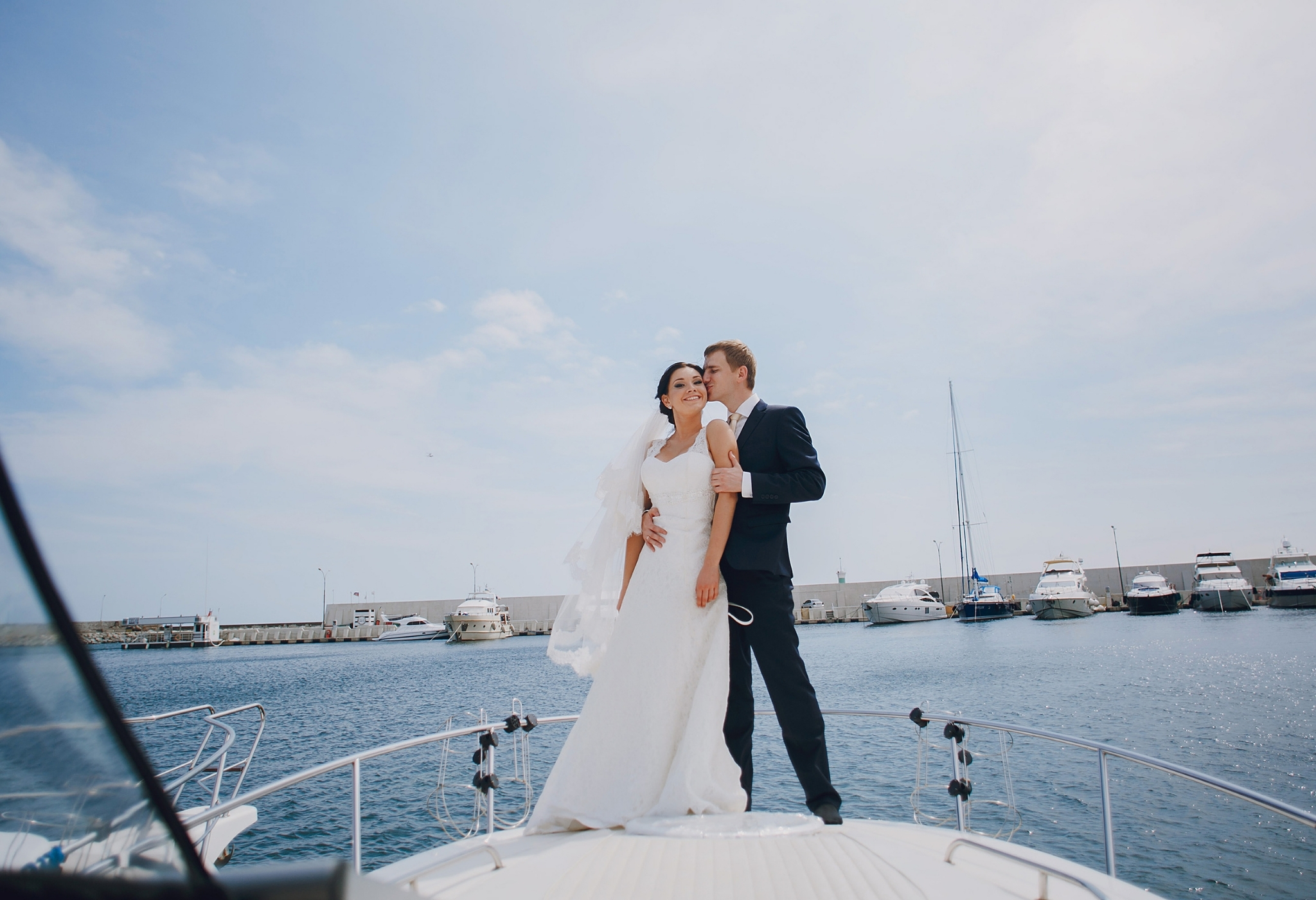 luxury yacht wedding