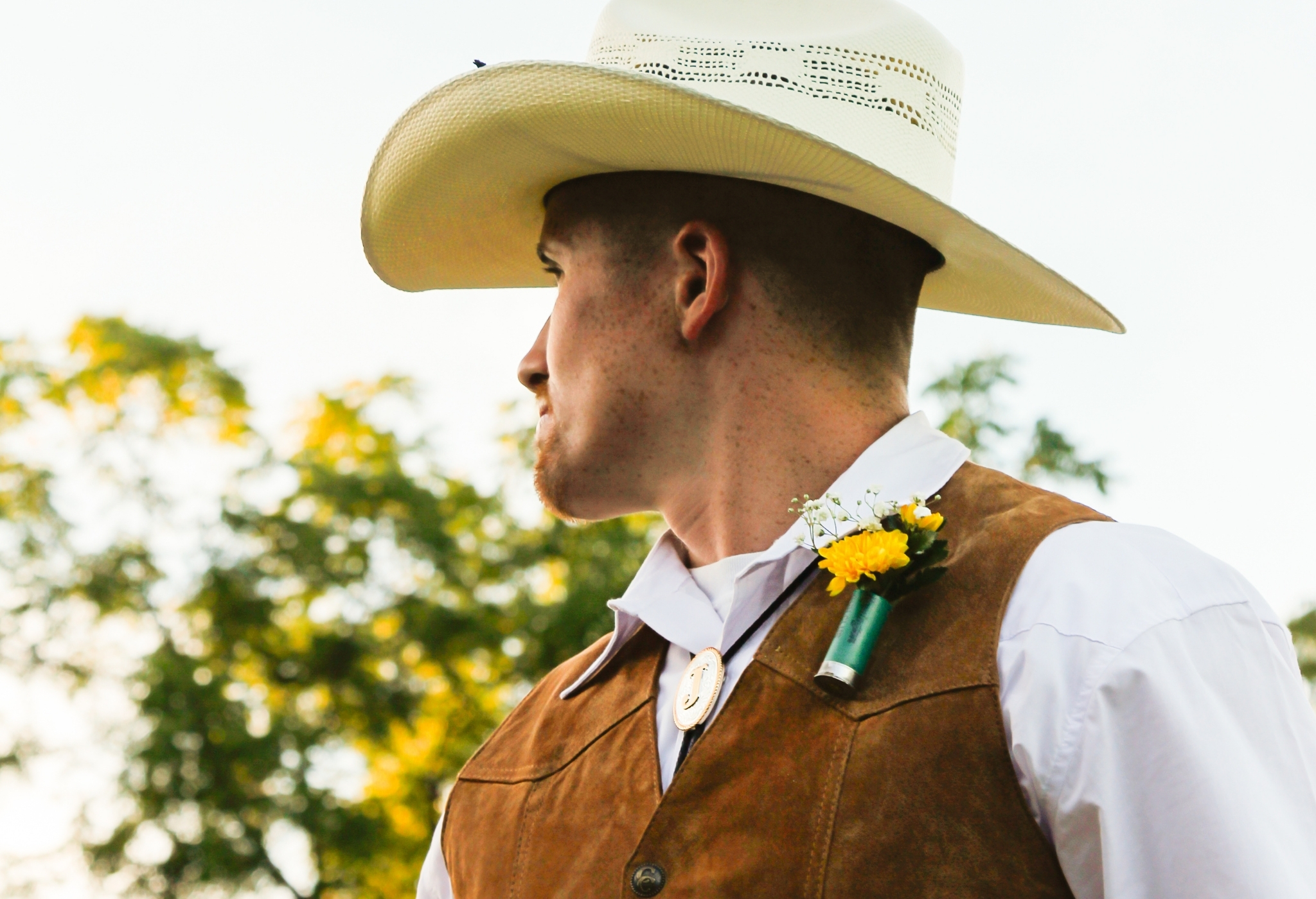 cowboy about to marry