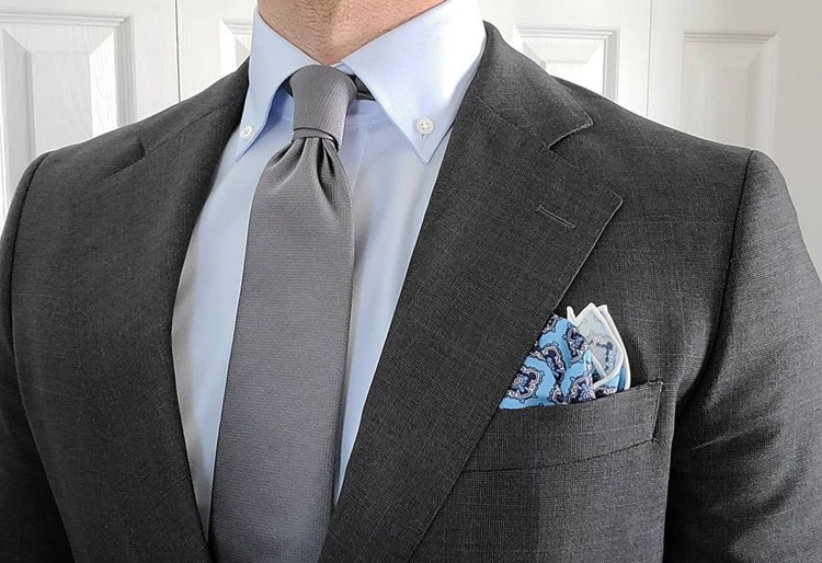 classic solid men's tie