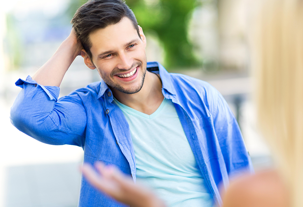man showing interest in womans talk is attractive