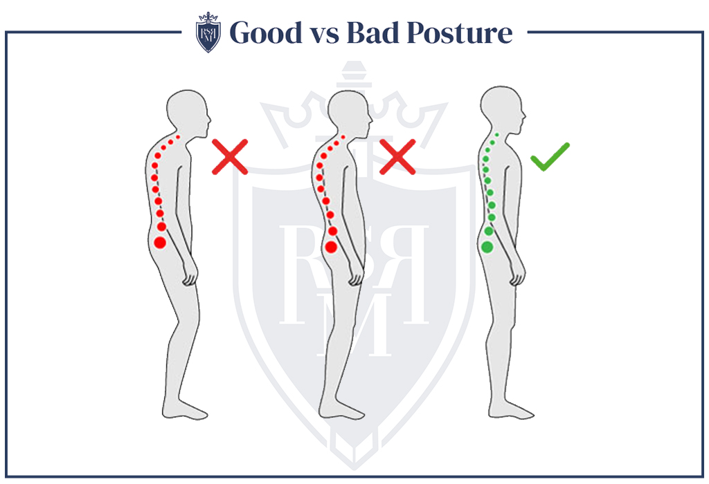 man's posture is important body language cue