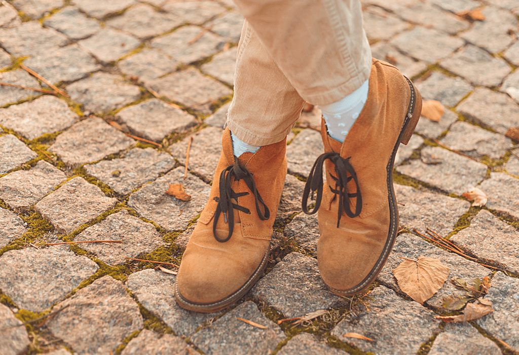 Brown Suede chukka boots