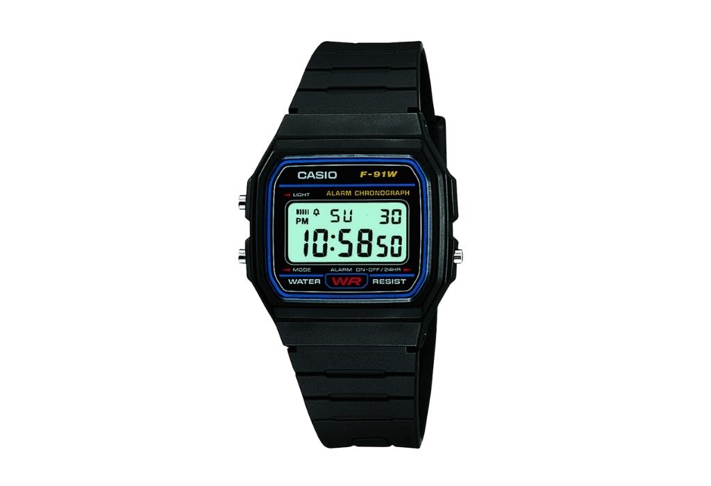 classic casio watch - plastic f-91W digital watch