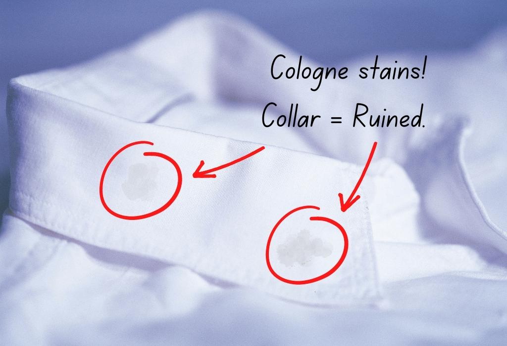 cologne stains on shirt