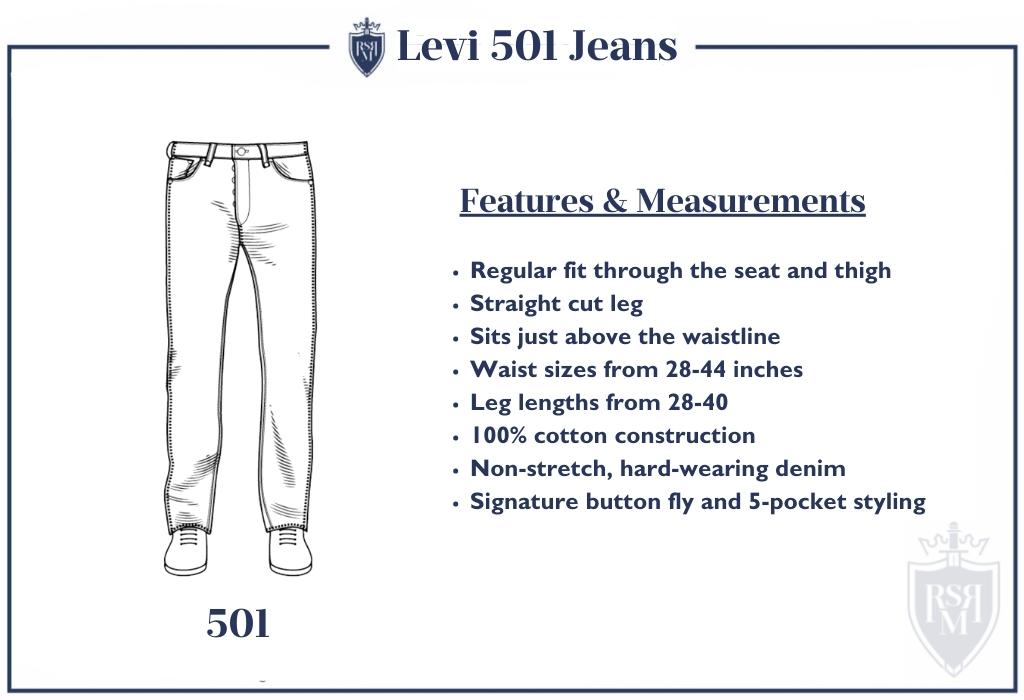 Fancy stærk Portico Levi's 501 Jeans - A Man's Style Guide